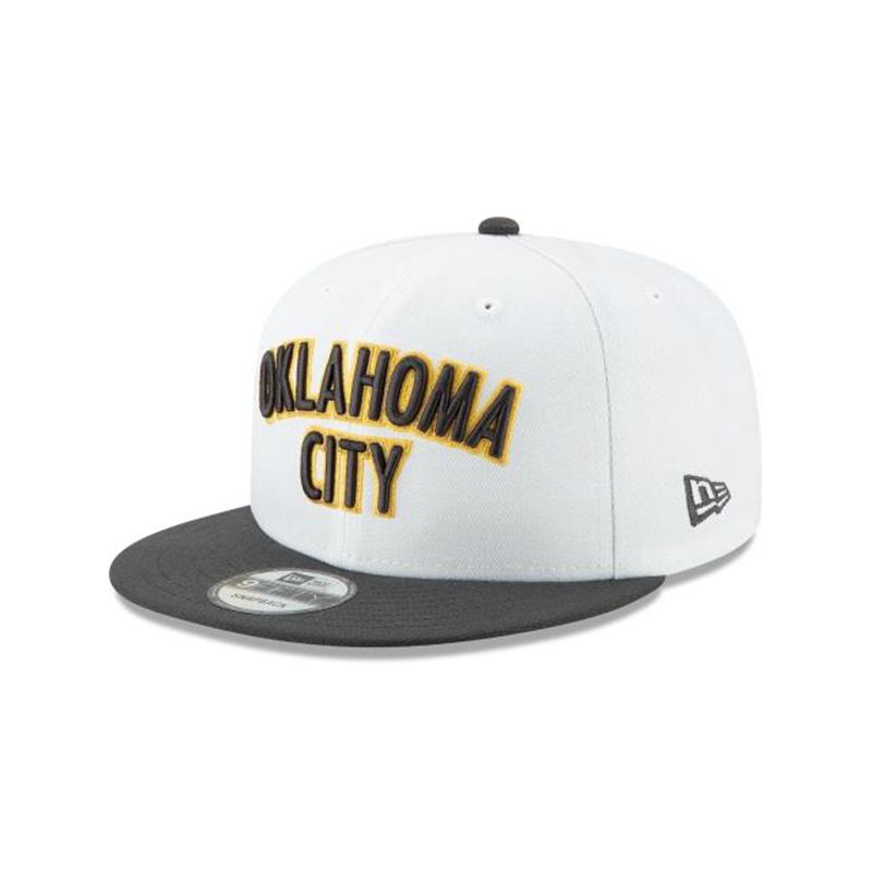 NBA Oklahoma City Thunder 2019 Authentics City Series Holiday Pack 9Fifty Snapback (SGK6941) - White New Era Caps